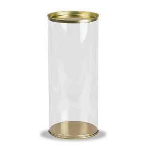 Lata Transparente Alta Ouro 6un - Art Lille
