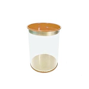 Lata Transparente Média Ouro 6un - Art Lille