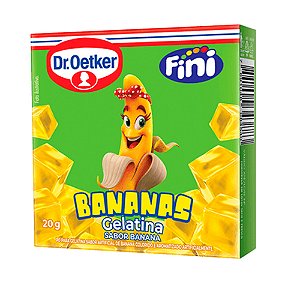 Gelatina Fini Bananas 20G - Dr.Oetker