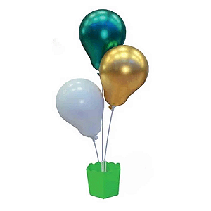 Cachepot 3 Hastes Verde - Grintoy