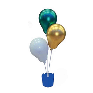 Cachepot 3 Hastes Azul - Grintoy