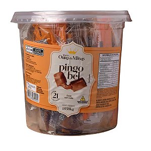 Doce de Leite Pingo Bel 1,05kg 21un - Ouro de Minas