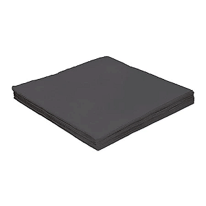 Guardanapo Preto 24cm 20un - Silver