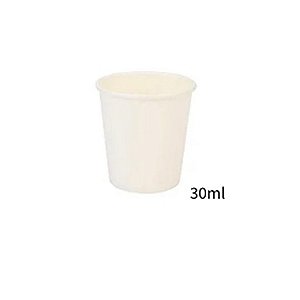 Copo Papel Branco 30ml 40un - Silver