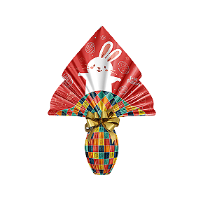 Express Páscoa Divertida Vermelho 34x34cm 25un - Ideia Embalagens