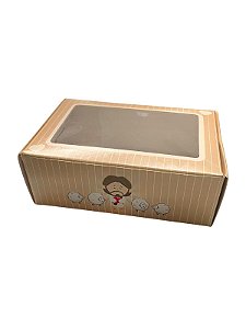 Caixa 6 Doces Practice com Visor Vida Nova Desmontadas 10un - Ideia Embalagens