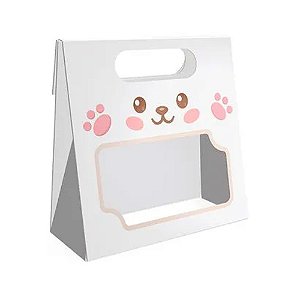 Saco com Alça e Visor Páscoa Básica Desmontadas 10un - Ideia Embalegens