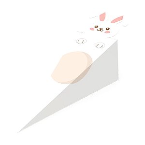 Cone Coelho M Páscoa Básica Desmontados 10un - Ideia Embalagens