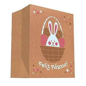 Saco Eco Delivery G Coelhinhos - Ideia Embalagens