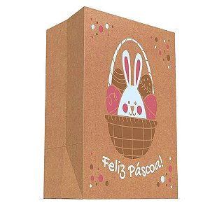 Saco Eco Delivery M Coelhinhos - Ideia Embalagens