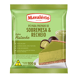 Pó Para Sobremesas Pistache 100g - Mavalério