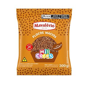 Flocos Macios Caramelo 300g - Mavalério