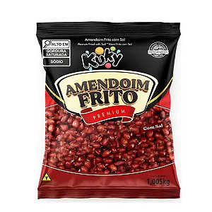 Amendoim Frito Salgado 1,005kg - Kuky