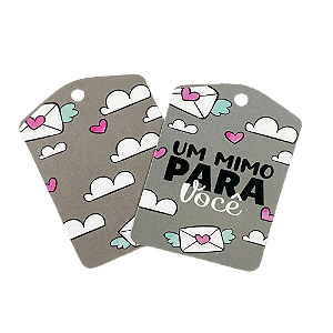 Tag Decorativa Um Mimo Para Você 10un - Hiper Embalagens