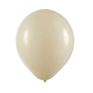 Balão 5 Redondo Bege 50un - Art Latex