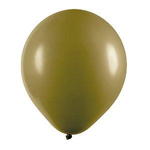 Balão 5 Redondo Oliva  50un - Art Latex