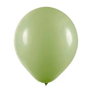 Balão 9 Liso Sálvia  50un - Art Latex