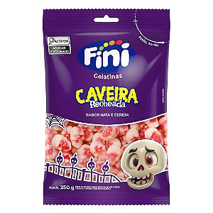 Fini Caveira Recheada 250g - Fini