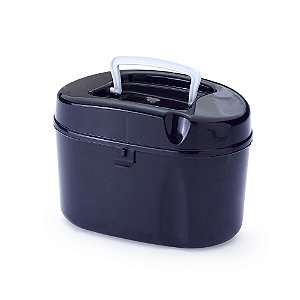 Maleta Baú com Alça Preto - Oldaniplast