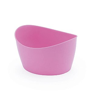 Mini Cachepot Oval Rosa Bebê - Oldaniplast