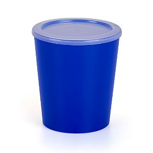 Balde Pipoca Azul Royal Com Tampa - Oldaniplast