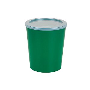 Balde Pipoca Verde Bandeira Com Tampa - Oldaniplast