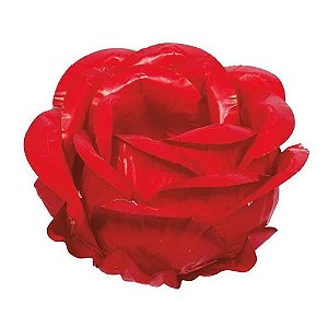Forma Magnolia Vermelho 30un - Decora Doces