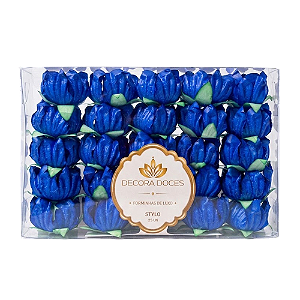 Forminha Stylo Azul Royal 25un - Decora Doces
