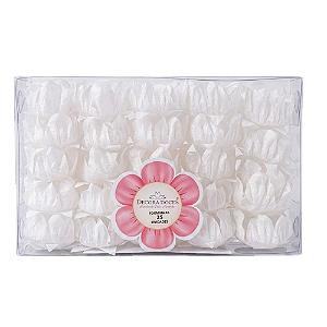 Forminha Stylo Branco/Branco 25un - Decora Doces