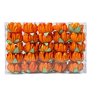Forminha Stylo Laranja 25un - Decora Doces