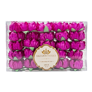 Forminha Stylo Pink 25un - Decora Doces