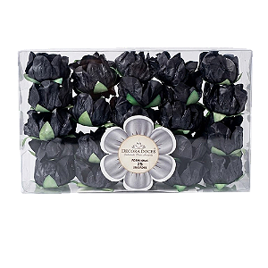 Forminha Stylo Preto 25un - Decora Doces