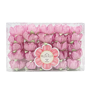 Forminha Stylo Rosa Seco 25un - Decora Doces