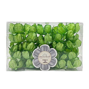 Forma Stylo Verde Limão 25un - Decora Doces