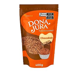 Flocos Macio Chocolate Gourmet 400g - Dona Jura