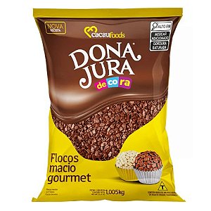 Flocos Macio Chocolate 1,005Kg - Dona Jura