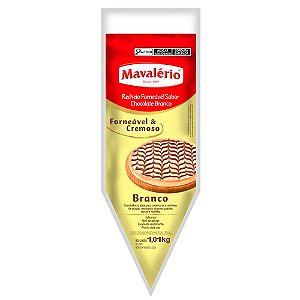 Recheio Forneável Chocolate Branco 1,01Kg - Mavalério