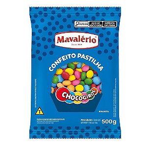 Confeitos Chocogiros Colorido 500g - Mavalério