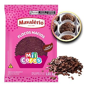 Flocos Macio Sabor Chocolate 1,01Kg - Mavalério