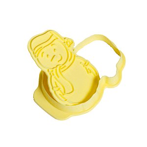 Cortador com Carimbo Boneco de Neve 2 Peças - Blue Star