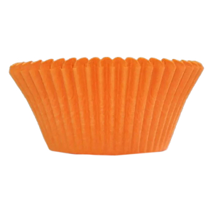 Forma Mini Cupcake Laranja 45Un - Ultrafest