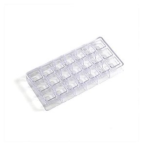 Forma Para Chocolate Profissional Quadrado Essencial 20g - Blue Estar
