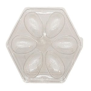 Bandeja Para 6 Ovos 50g Cristal 5un - Flip