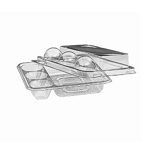 Kit Festa P Tampa Baixa 6un - Duoplast