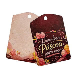 Tag Páscoa Doce Páscoa 10un - Hiper Embalagens