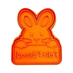 Kit Cortador com Carimbo Placa Coelho - RR Oliveira