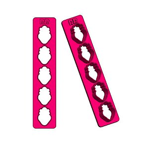 Régua Cortador Cenoura Páscoa 2cm - RR Oliveira