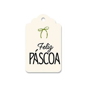 Tag Feliz Páscoa Siciliano 10un - Stickr