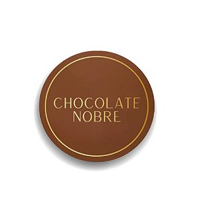 Etiqueta Adesiva Chocolate Nobre 30un - Stickr