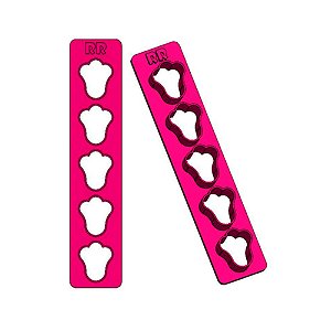 Régua Cortador Pata do Coelho 2cm - RR Oliveira